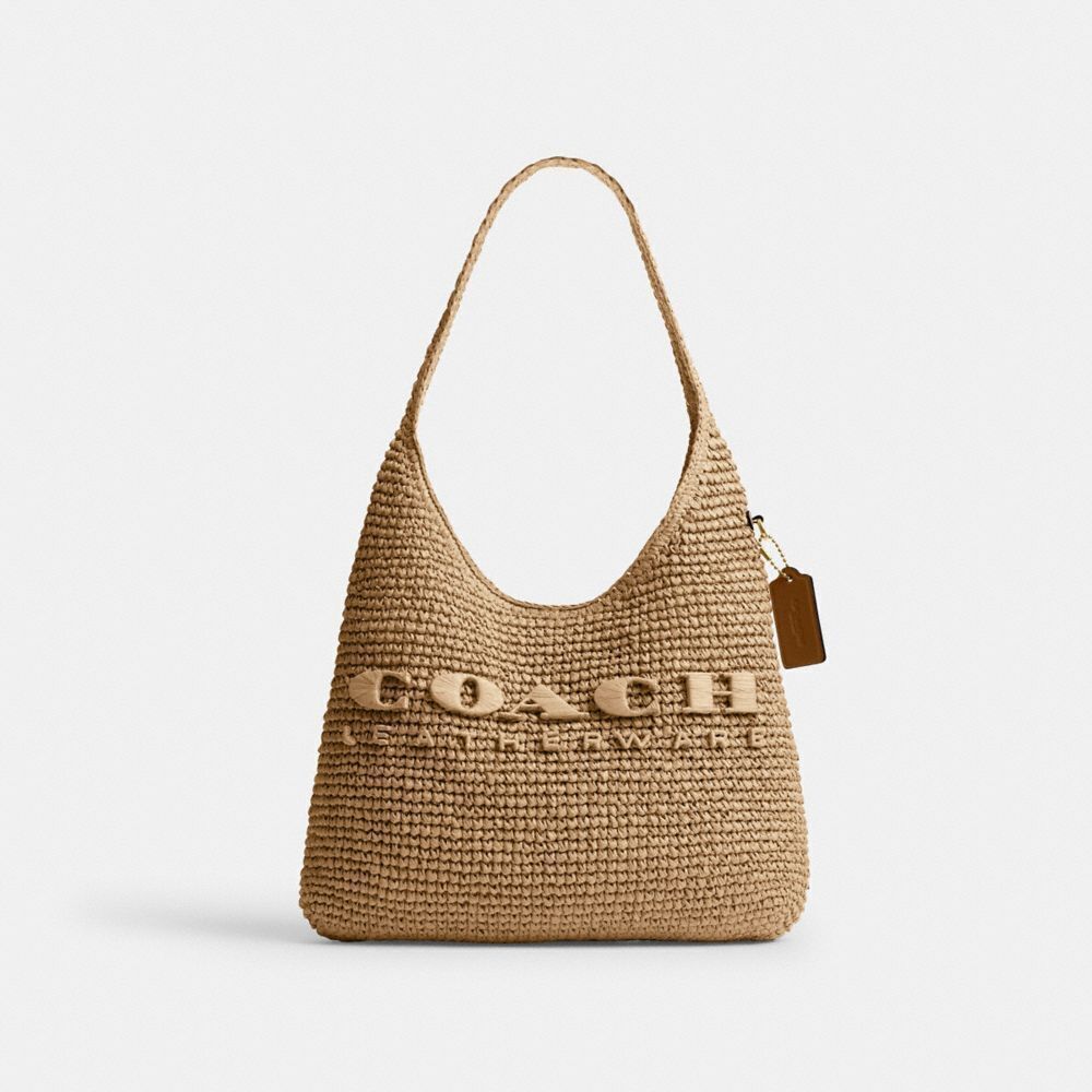 Coach Brooklyn Shoulder Bag 28 straw